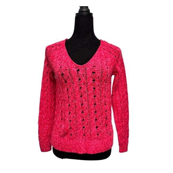 💎 Abercrombie & Fitch Knit Sweater Pink - Picture 2 of 8